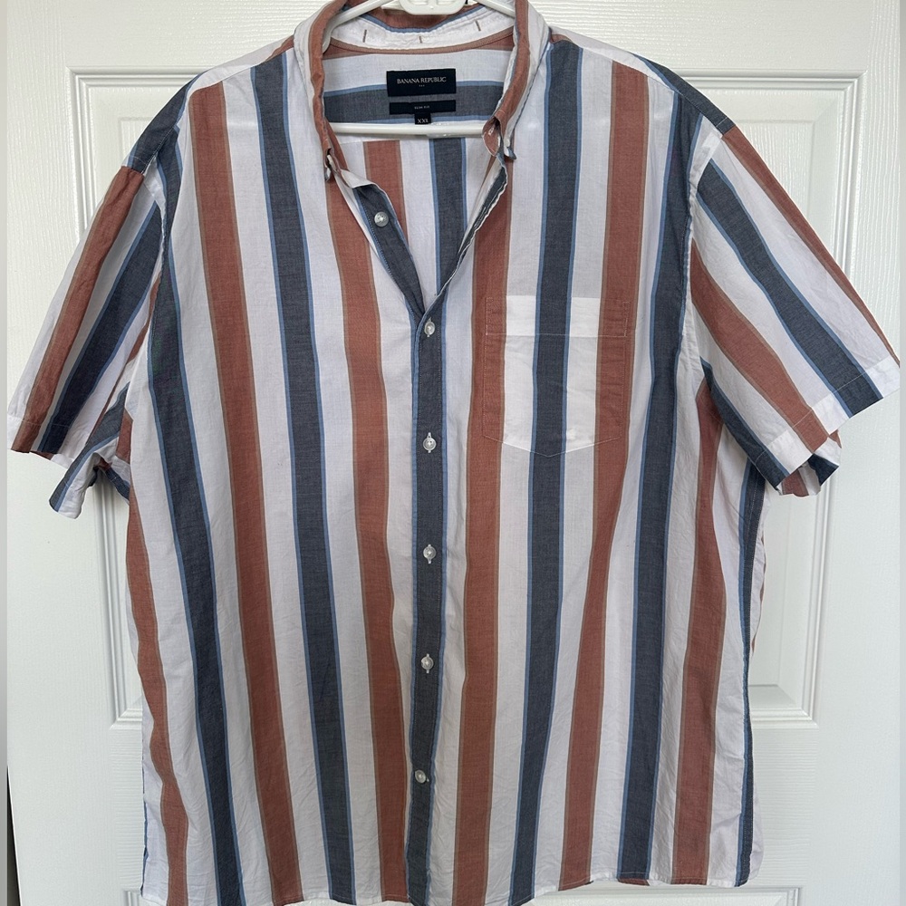 Men’s Banana Republic Short Sleeve Button Down Shirt